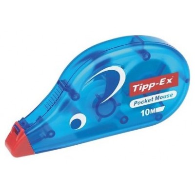 CORRECTOR ESCRITURA TIPPEX BIC POCKET MOUSE 10U