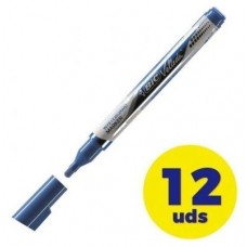 ROTULADOR BIC PIZARRA LIQ AZUL 12