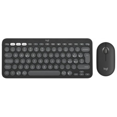 TECLADO LOGITECH SET PEBBLE 2 COMB BK