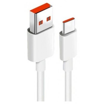 CABLE XIAOMI 6A USBA USBC WH